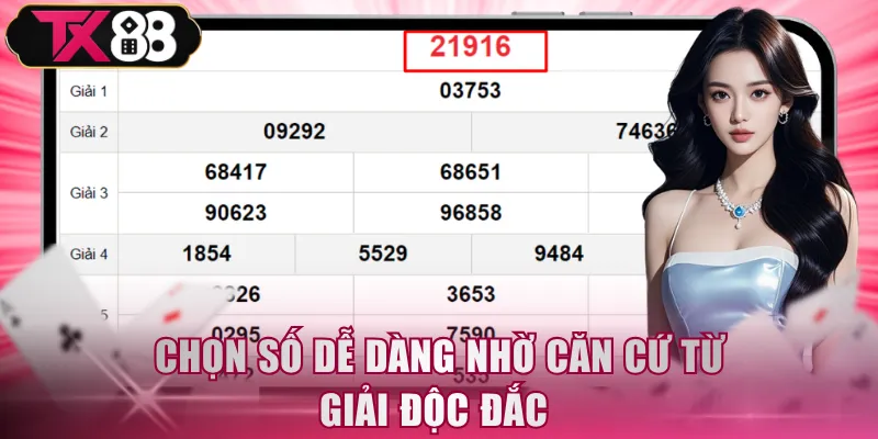 Chọn số dễ dàng nhờ căn cứ từ giải độc đắc